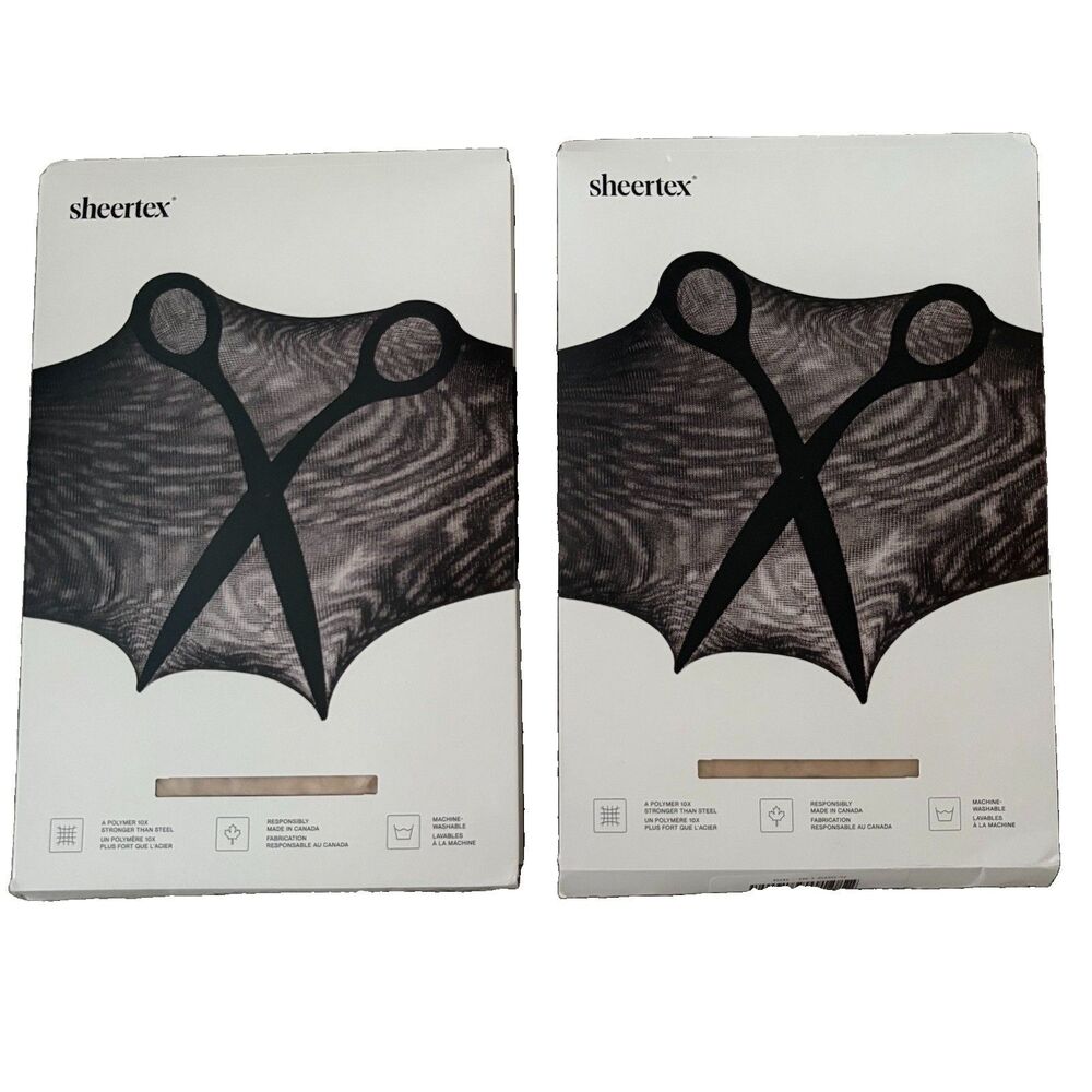 NEW Sheertex Pantyhose Size SMALL Sheer Tights Light Nude Color N02 Two Packs
